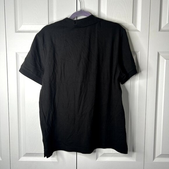 Everlane The Performance Black Short Sleeve Polo Shirt Men's Size Large L - Picture 8 of 8